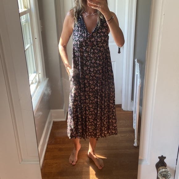 VTG 90s Express floral midi dress - Picture 6 of 6